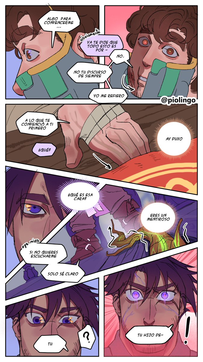 Piolingo_93's tweet photo. "Vínculo eterno" 🧡💜 PG52, PG53, PG54 Y PG55
Como había dicho muchachos, va a haber una reducción en render y en fondos porque me estaba volviendo loca 🫠.
Si llego a detallar probablemente sea en escenas específicas más que nada ✨
.
.
.
#Duxino #AQUINO #Duxo #WBDScomic https://t.co/CGbmSutGfB