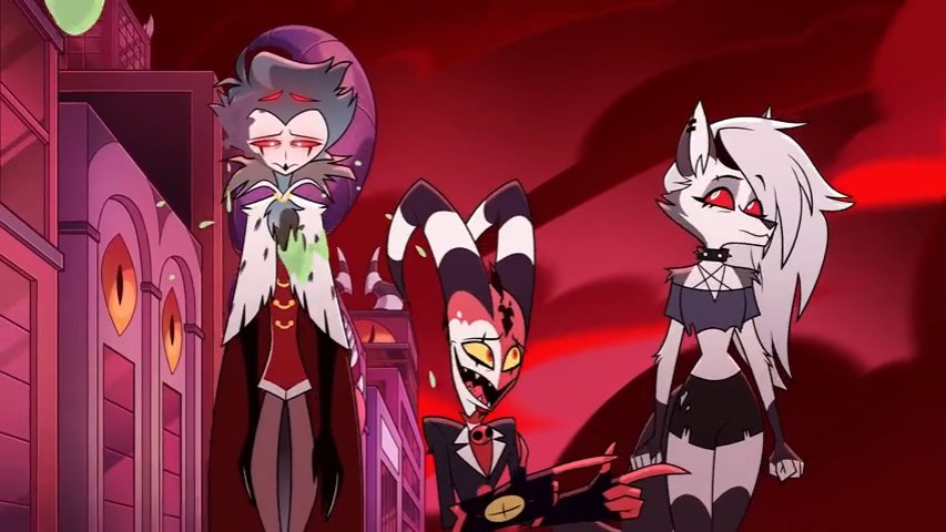 literallydarnel's tweet photo. When Stolas and Blitzo were arguing apparently majority of the Hellborn audience were siding with Stolas instead of Blitzo, which doesn't make sense at all. Stolas is supposed to have a terrible reputation with hellborns, while Blitzo is basically a celebrity to them https://t.co/GWKQxP85lX