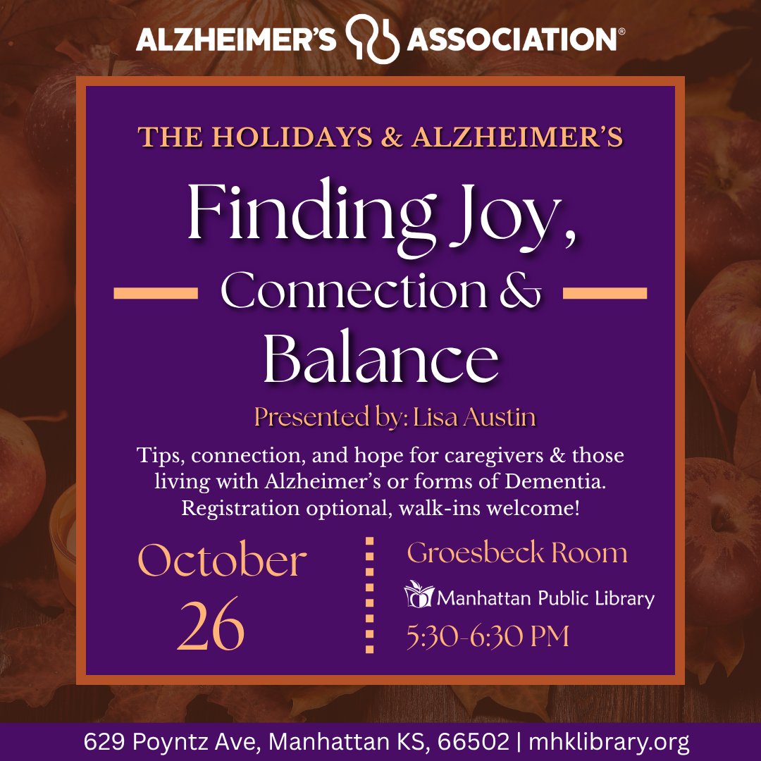 ManhattanPL's tweet photo. Navigating the holidays can bring unique challenges for families affected by memory loss. Join us tomorrow: https://t.co/RgvVyq7oua https://t.co/Lr1i8HCRrc