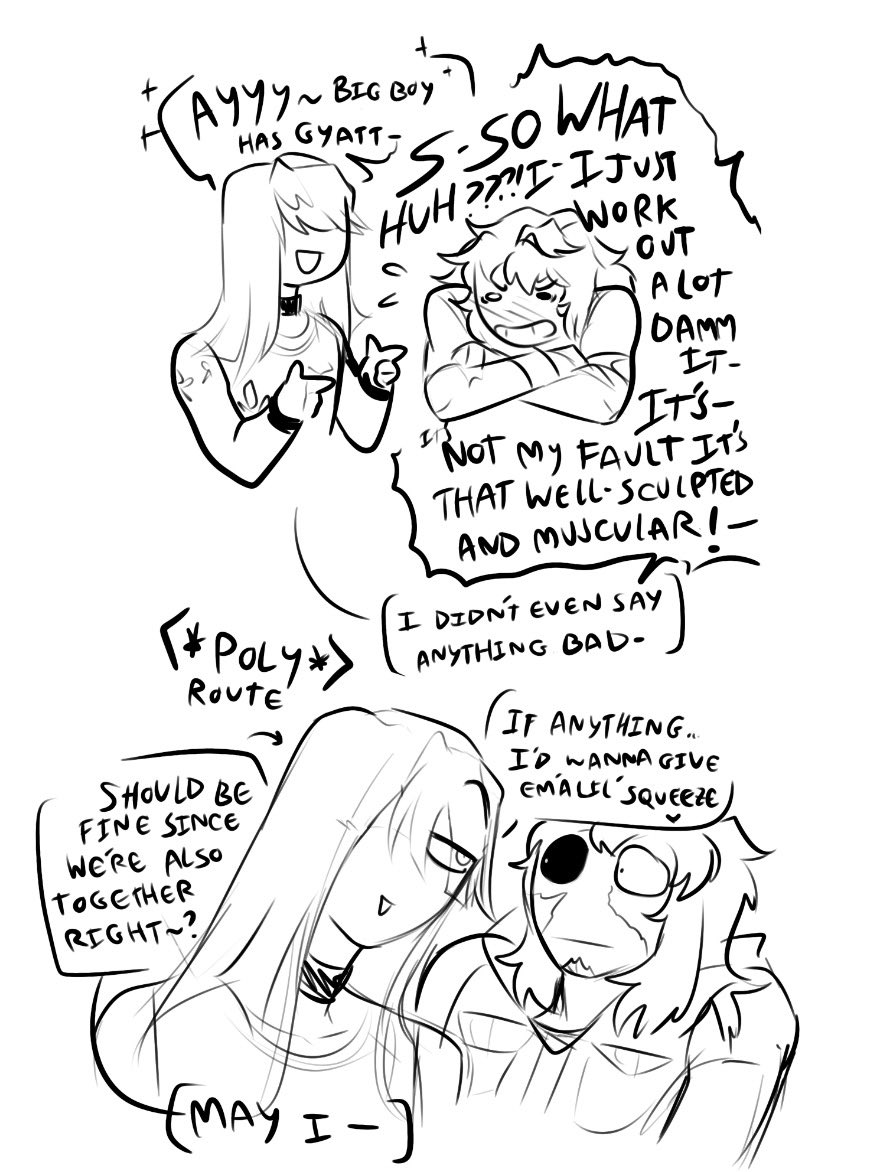DayLE_studio's tweet photo. Random silly Doodle ideas LMFAO 🍑🖤✨ 
| #_BTTAR_ #B3tweenTheTh0rnsandR0ses #OC https://t.co/ZCZvlrd9jj