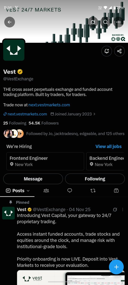 alfo_caps's tweet photo. @realdealzach @VestExchange @xxlucian09 @iamzarb @LeoInvests @shivanshufx @matt_loeber 
Done ✅ https://t.co/L2RcIYoqvp