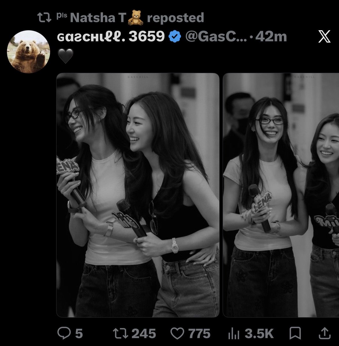 unsolicitdtruth's tweet photo. 😬…oh Miu. Let’s talk.

First of all when did you become the night owl? I’ve noticed you’ve been staying up later and later these days 🥱

Also, the Twitter AND TikTok reposts are giving “you’re the last person I think of at night and the first person I speak to in the morning.” 🫩 

Not to mention the random “I really do” love you post. It gets to a point where you have to admit you have a problem. I’m here for you when you’re ready.✌🏽🥹💊 

#MiuYouInDangerGirl 🤣