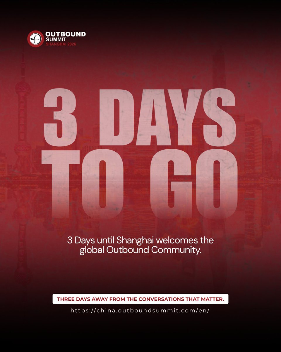 AsiaOutbound's tweet photo. The final preparations are underway for Outbound Summit Shanghai 2026.

📍 Andaz Xintiandi, Shanghai
📅 28 - 29 October 2026
🌐 Register: https://t.co/EhE3x42K0J

Three days to go.

#OutboundSummit #OutboundSummitShanghai #GlobalMobility #InvestmentMigration #GlobalInvestment https://t.co/o7ILYYRePe