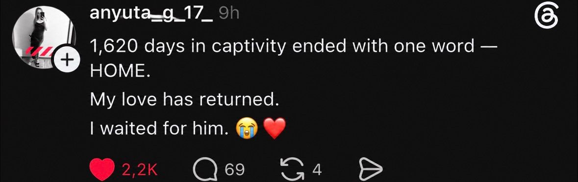 Misty33_'s tweet photo. Behind every Ukrainian prisoner of war is someone counting the days, checking every exchange list, and praying for one more chance to hold them. Never forget those still in captivity. https://t.co/whWtihkuPJ