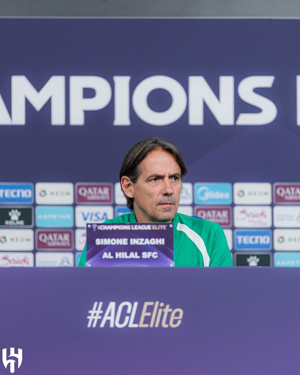 Alhilal_FC's tweet photo. 🔹 يعقد المدير الفني للفريق الأول "سيموني إنزاغي" وأحد اللاعبين مؤتمرًا صحافيًا في "ستاد البيت" بـ"الخور" في تمام الساعة 7:15 من مساء غد الاثنين، للحديث عن مواجهة الفريق القادمة في دوري أبطال آسيا للنخبة أمام "الشمال القطري"🎙️ https://t.co/0nbV0s7WKa