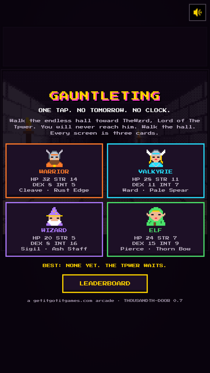 gigigarcade's tweet photo. Pick a class. Kick down a door. Regret it immediately. 🗝️ #gamedev https://t.co/Bp6ofSl2vG