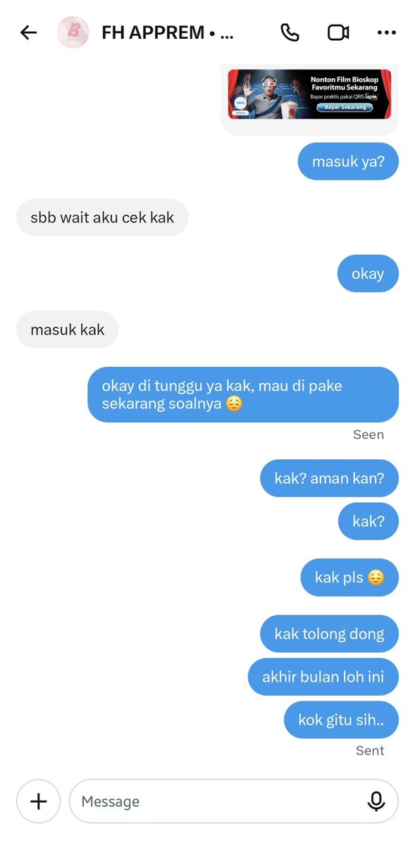 nounscale's tweet photo. HELP RT AKUN PENIPU CV PAYPAL ‼️
@Songminkyou
ID: 2113659003540803584
wa https://t.co/a81e35ACz0
QRIS a.n SWEET SCENT 

tweet ga akan dihapus sampe uang dikembalikan https://t.co/gPedzv2DIy