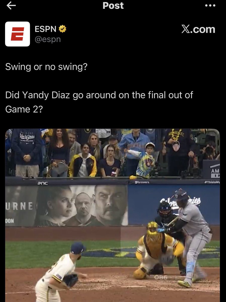 BaseballWRLD_'s tweet photo. These are the only 2 posts ESPN has made between both World Series games lmao https://t.co/apVqlGVVjJ