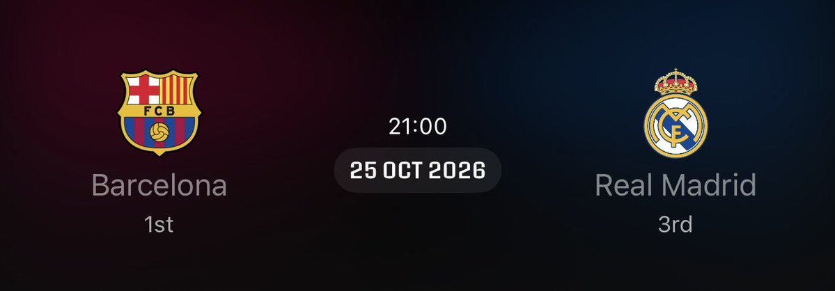 Sorare's tweet photo. 𝗘𝗟 𝗖𝗟𝗔𝗦𝗜𝗖𝗢 ⚔️

Guess the final score!

➡️ RT + Your Sorare ID
💎 2 x 50 Gems to win https://t.co/H0KfdPUMM3