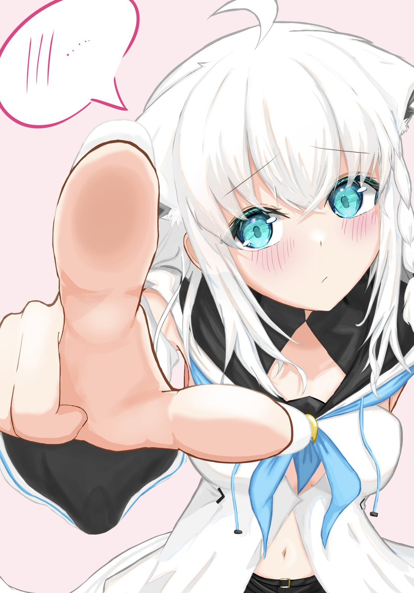 arbdesu's tweet photo. 『よそ見しないでください…！』
#絵フブキ https://t.co/jKB2kIGdrZ