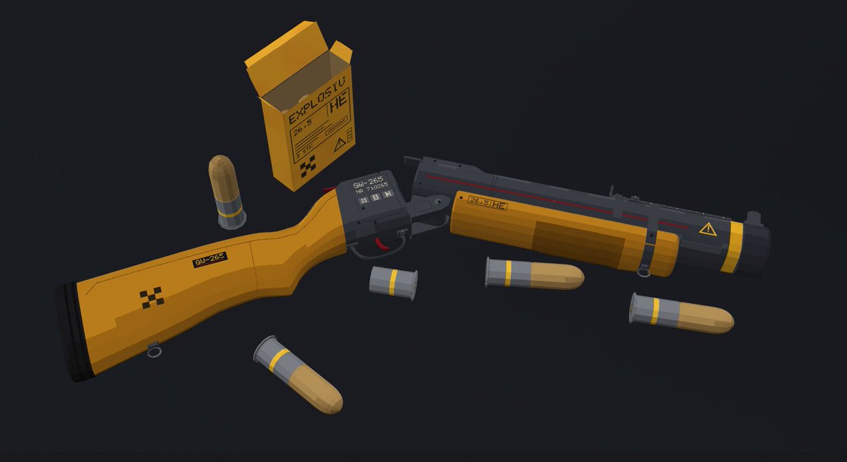 JRK066's tweet photo. All personnel are advised: grenade shells are to be fired from designated grenade launchers, NOT flare pistols.

#SIGNALIS #signalisfanart https://t.co/JLTpejvydl