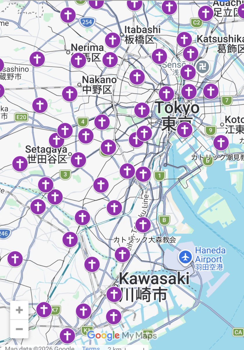 timothyjphelan's tweet photo. A Japanese Catholic has created a remarkable interactive map of Catholic parishes throughout Japan.

From Hokkaido to Okinawa, hundreds of churches are marked on the map.

What an extraordinary undertaking, and what a valuable resource for anyone interested in the Catholic Church in Japan.

Thank you, @y_kohaku_a, for sharing your work!
