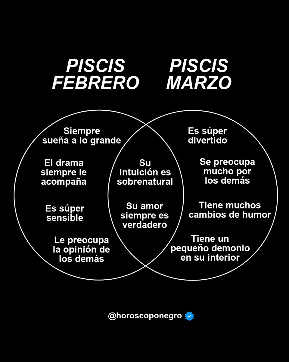 piscis_hn's tweet photo. Diferencias y similitudes entre los Piscis ✨🔮 https://t.co/s0CfsvCliU