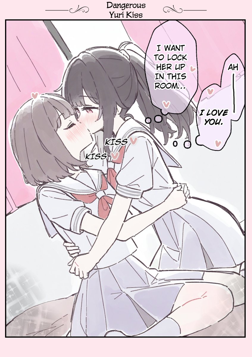 nill_en's tweet photo. Yuri Kiss https://t.co/k5RKNy86QL