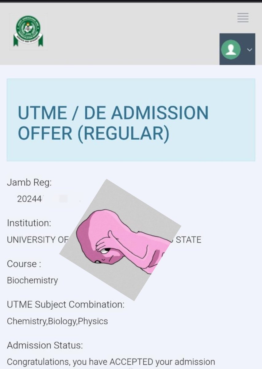 uj1li3Stephanie's tweet photo. Omgggg, I'm genuinely so happy. 😭❤️

Around April 2025, barely two weeks before my matriculation, I got admission to study Biochemistry. My initial course choice was Medicine and Surgery, but to be very honest, I wouldn't even say it was what I truly wanted. It was more of pressure from my parents (especially my mum) and some of my secondary school seniors.

During my first year, I was hoping to do a change of course after 100 level (biggest scam 😭). But after my last exam in second semester, I was randomly scrolling through TikTok when I came across a girl advocating that if you could afford to rewrite JAMB instead of switching courses, it could save you a lot of money and stress.

And me? I no dey like stress. 😭

Besides, I'd already started having second thoughts about everything. Being in university had given me some clarity about what I wanted and what I didn't want, at least to some extent. So I made up my mind to rewrite JAMB the following year, while in 200 level, and apply for Pharmacy instead.

I wrote JAMB while still attending lectures, and I scored 303. 🥹❤️

Today, my aspiring university released its admission list, and my name was on it. I'm genuinely so happy. I've waited and worked towards this for so long, and seeing my name on that list means more to me than I can explain.

Of course, one thing I regret is the school fees and accommodation fees my parents paid during those years. But looking back, I still believe it was worth it. I'd rather spend extra time figuring out what I genuinely want than spend years pursuing a path I chose mainly because of other people's expectations.

And I think that's something we need to talk about more.

There's so much pressure on young people to get into university as quickly as possible, choose prestigious courses, and follow a timeline that society has created for them. Sometimes, in the rush to meet those expectations, we don't even get the time to ask ourselves what we actually want.

An extra year isn't automatically a wasted year. Sometimes, it's the time you need to gain clarity, make a better decision, and take responsibility for your own future.

I'm not saying everyone should rewrite JAMB or that changing courses is always a bad idea. Every situation is different, and there are financial and personal realities to consider. But if you're genuinely confused about what you want to study, please don't let the fear of spending an extra year force you into a decision you might regret.

Your university journey is not a race. Take the time to make an informed decision about your future.

So, when you see me advocating for taking an extra year if you lack the clarity needed to choose a course, please listen to me. 😭❤️

Sometimes, the detour is exactly what you need to get where you're meant to be.