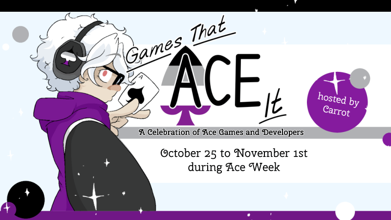 Unmasked_Truths's tweet photo. Unmasked Truths is part of Games That Ace It! Celebrate the stories, characters, and games with us from now until November 1. (Event link in replies!) https://t.co/bVKTteaxyk