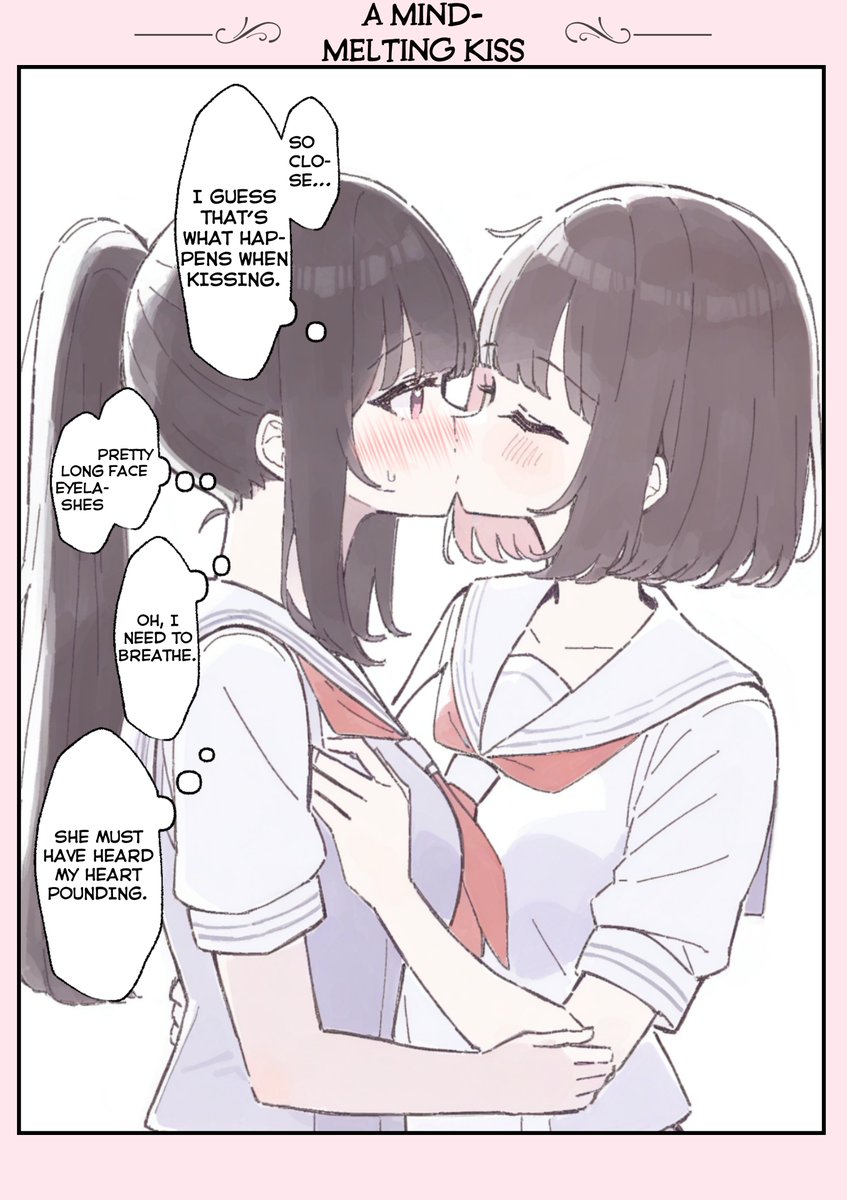 nill_en's tweet photo. MIND MELTING YURI KISS https://t.co/yIPilea2TP