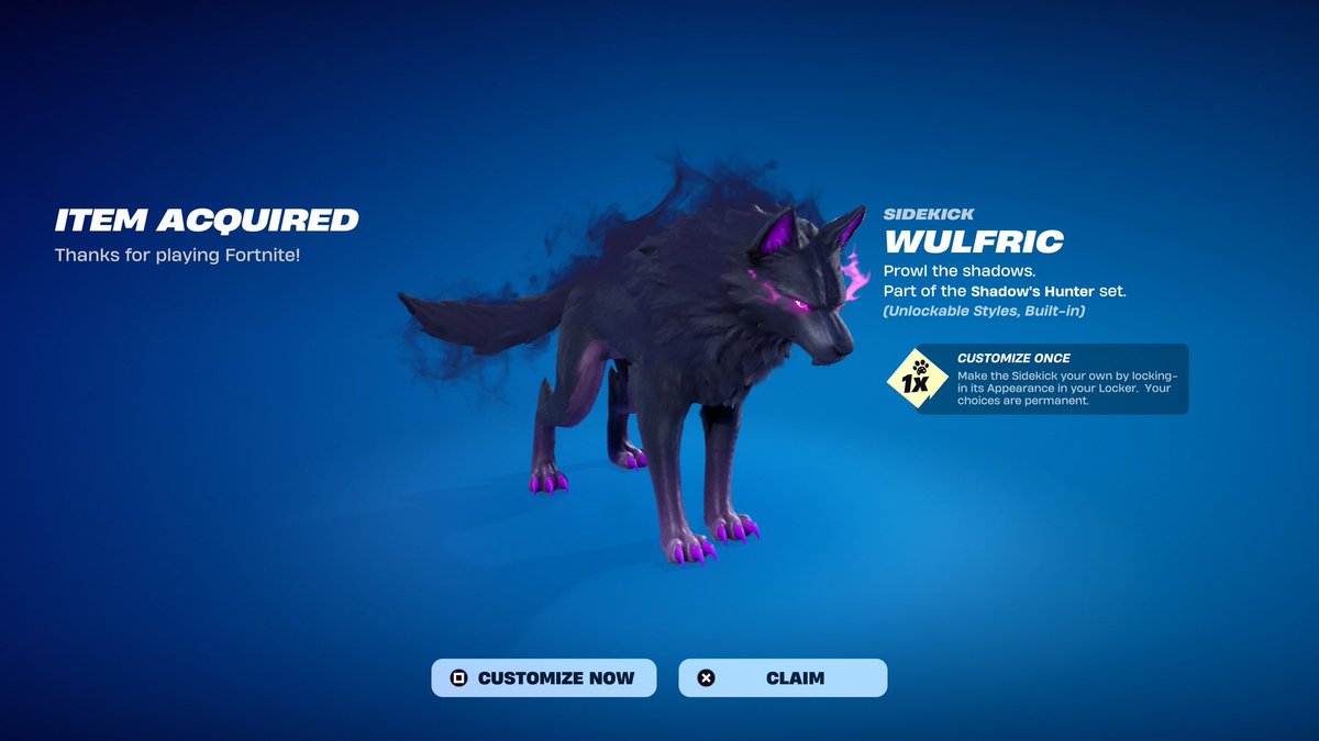 FortniteFNLK's tweet photo. Fortnite Wulfric Sidekick Giveaway 🎁

To Enter: 
❤️♻️ LIKE &amp; RETWEET
📲 FOLLOW @FortniteFNLK @braniyt 
🛑 SUBSCRIBE https://t.co/D1nREDEg7l
🎙️JOIN DISCORD https://t.co/5Hh97mqGxy
✅ COMMENT “DONE” https://t.co/riHnP2Pmrm