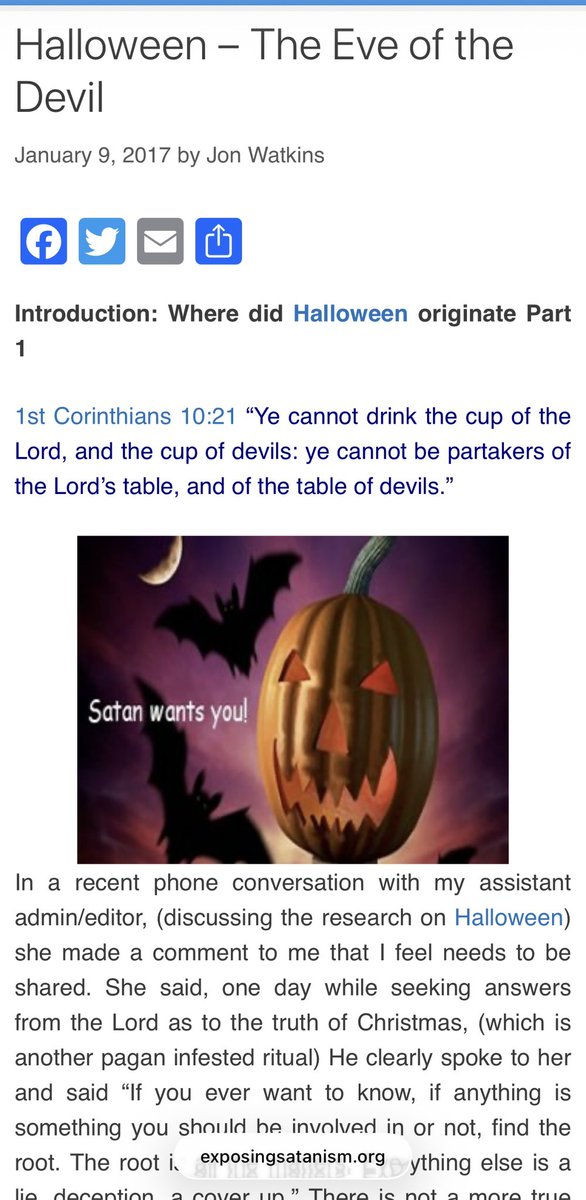 CosmicOperatorQ's tweet photo. ☘️🇺🇸 Can I just say Fuck Halloween!🎃 💀🧙‍♀️Why do we celebrate the “Season of the Witch”?😉 A “holiday” dedicated to Human Sacrifice? Especially of Children. Seems pretty strange.🤣 Anyway, we have a Hunter’s #FullMoon right before #Halloween. Prepare for incoming Occult Rituals in the week ahead. The Satanic creepers are going to try to use this period of time to manifest something very Dark & Evil for Humanity. They will fail, but just know they are going to try. Expect things to get weirder & weirder. This week should provide the usual celebrity deaths/sacrifices, False Flags, PSYOPs, etc. The Cabal is signaling something huge. We have a lot of crazy events occurring & everything is heating up.🔥 Are you seeing all the strange Agentic Ai related #CyberAttacks? Right on time for the #MidTermElections.😉 It’s no coincidence… At any rate, Humanity has been lulled to sleep & tricked into believing Halloween is innocent & fun. Nope. Do your research on #Samhain. This is Harvesting Season and the Dark Ones are here to Harvest Innocent Souls. If you understood what is being done to the children on this planet, why would you celebrate a day dedicated to their harm? A celebration built on their blood & bones? I’m sorry but this is a Spiritual battle between Good & Evil. It’s past time for some of you to wake up & choose your side.😎 
🙏🛸369-1111🪽🕳️🐇❤️👽
#BlackOctober 
🔥👀
“At Samhain, “the boundary between the alive and the deceased dissolved, and the dead become dangerous for the living by causing problems such as sickness or damaged crops. The festivals would frequently involve bonfires, into which bones of slaughtered livestock (actually, whatever was being sacrificed, including humans) were thrown. (This is where the name originated, called bone-fires, the name evolved into the current day: bonfire) Costumes and masks were also worn at the festivals in an attempt to mimic the evil spirits or placate them.”🤔

“Samhain, a night celebrating death and  hell, was the Druids most important ritual. It was a terrifying night of human sacrifices. And it was the original Halloween.”😳
And you guys thought it was about getting candy & Women dressing up in slutty costumes!🤣

https://t.co/1EHGTsgKIX