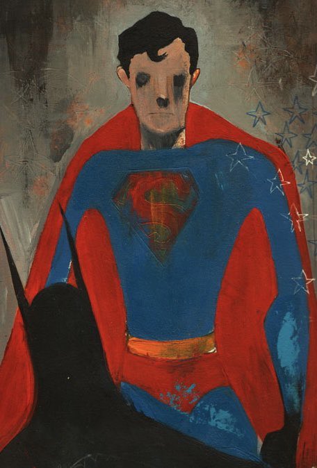 batmancurated's tweet photo. art by david lupton, inspired by dave mckean’s work on arkham asylum https://t.co/tEkuHDiS8S