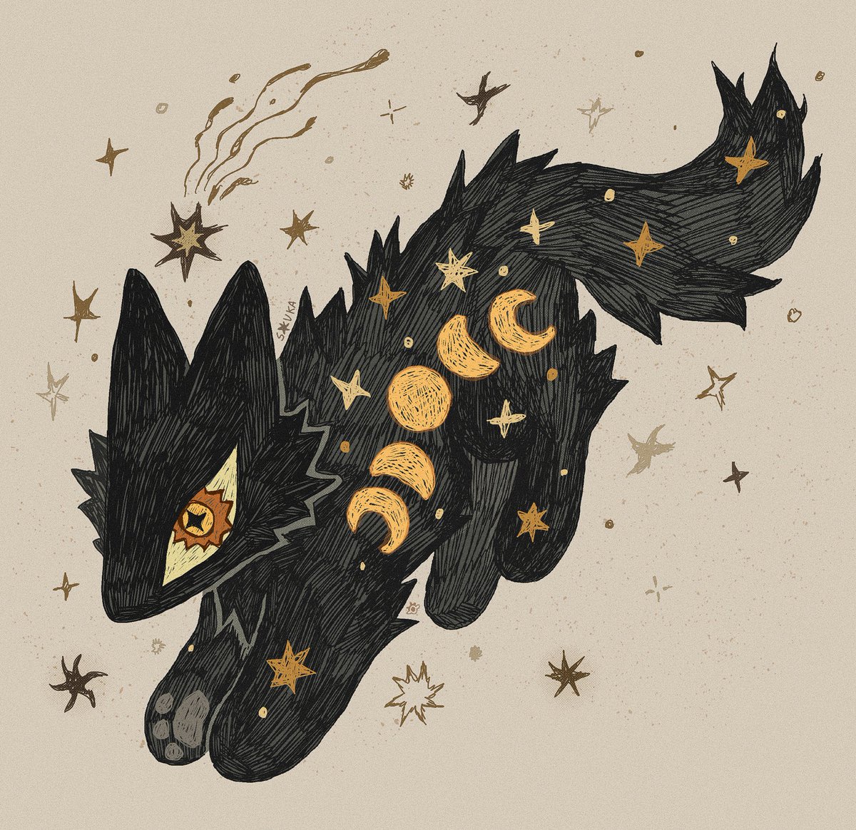 monsterSOVKA's tweet photo. ✨🌙 Little moon wolf 🌙✨ https://t.co/Qme2qFMOet