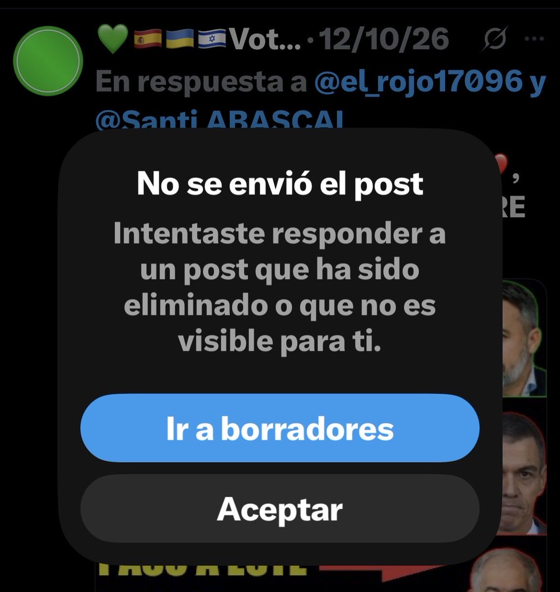 el_rojo17096's tweet photo. Mas fatxas bloqueandome. ✊✊✊✊ https://t.co/V8jJ0Rkj4J