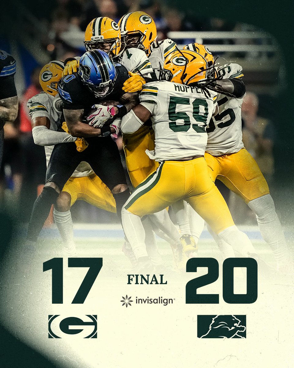packers's tweet photo. Final. https://t.co/vAaJoAfbMg