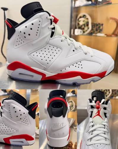 wirefalls's tweet photo. The Air Jordan 6 “White Infrared” returns November 7 for $215, celebrating the shoe’s 35th anniversary.

The kids who wanted these in 1991 now have adult money.

Unfortunately, they also have adult bills. https://t.co/liKUGRirm5