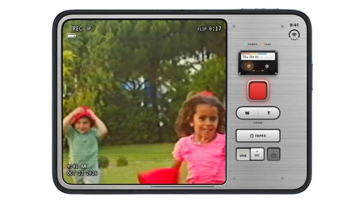 wirefalls's tweet photo. Flipcorder lets you record iPhone footage onto a virtual tape with VHS and MiniDV looks.

We finally got cameras sharp enough to capture every detail.

Naturally, we want Christmas morning 1993 back. https://t.co/rzKUf6ERxH
