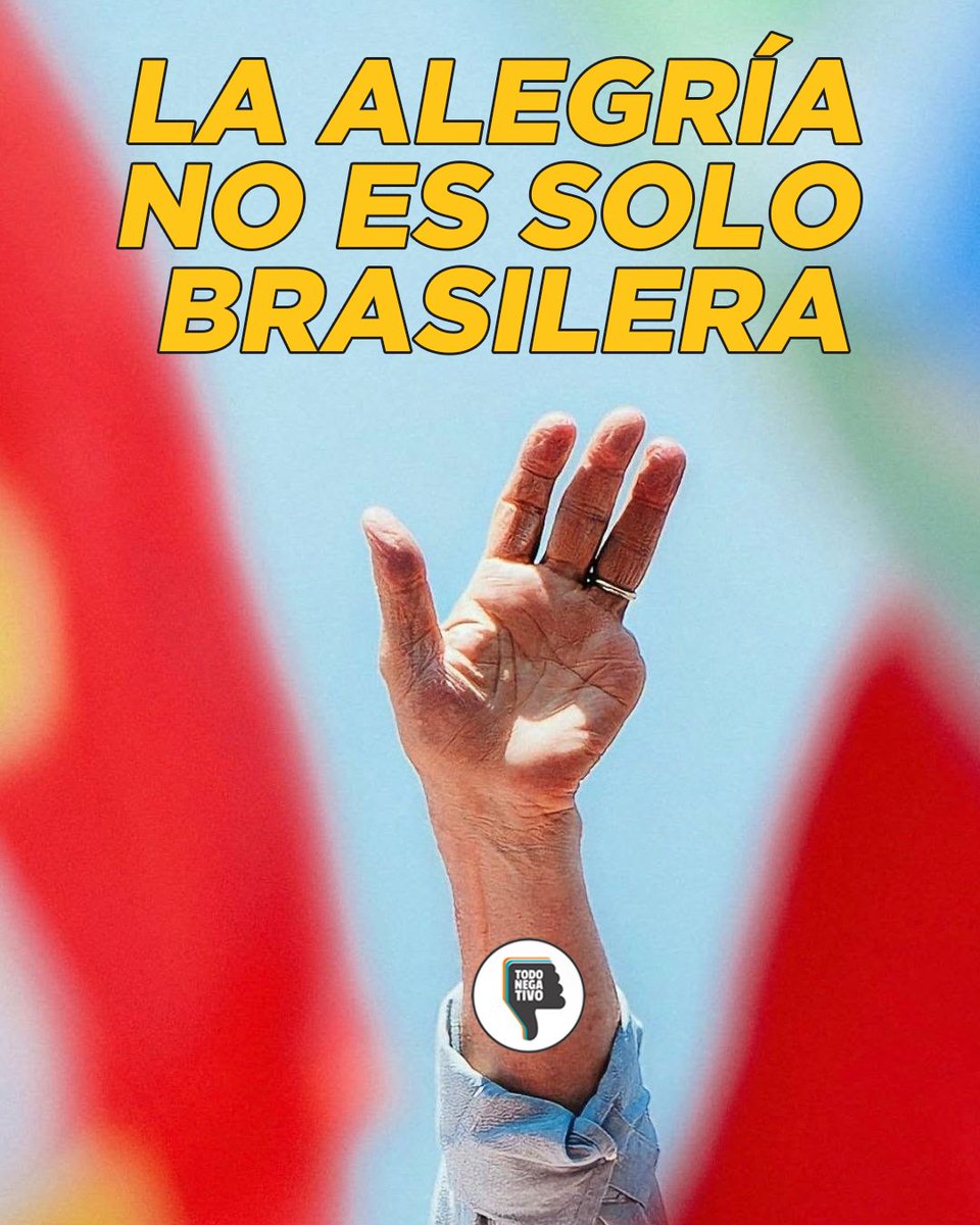 TodoNegativo's tweet photo. 🇧🇷🗳️ #Lula

#EleccionesBrasil2026 #Eleicoes2026 https://t.co/9GA5YGZuFs