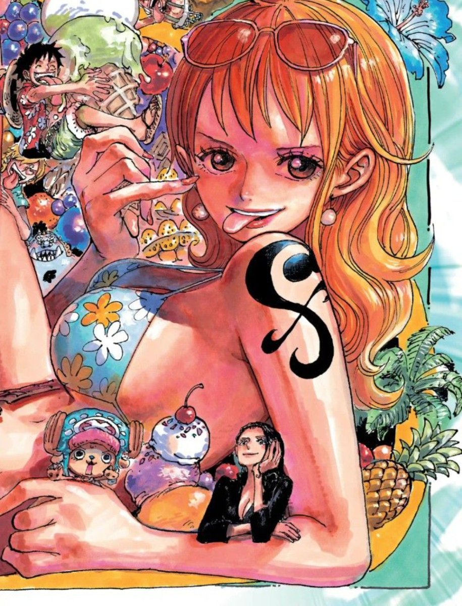 sanjiflames's tweet photo. robin admiring nami <3<3 LOVE THEM https://t.co/tYGZVsOLcv