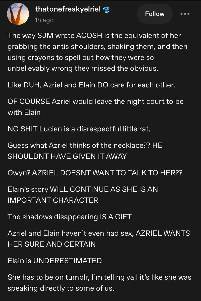 daniela111_'s tweet photo. Acosh is basically her talking directly to the fandom! https://t.co/siVO5ir8zT