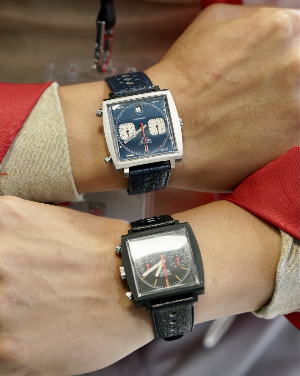 ericwind's tweet photo. Heuer was my first love in the world of vintage watches and great vintage Heuer chronographs always “spark joy” when I hold them and see them. It has been a joy to share my passion for vintage Heuer watches with Charlie Dunne over the years and I was excited that Charlie could attend the Heuer Collector Summit this year in La Chaux-de-Fonds after I attended it two years ago. Please enjoy take a full look at the photo report on https://t.co/TvelIDxarN