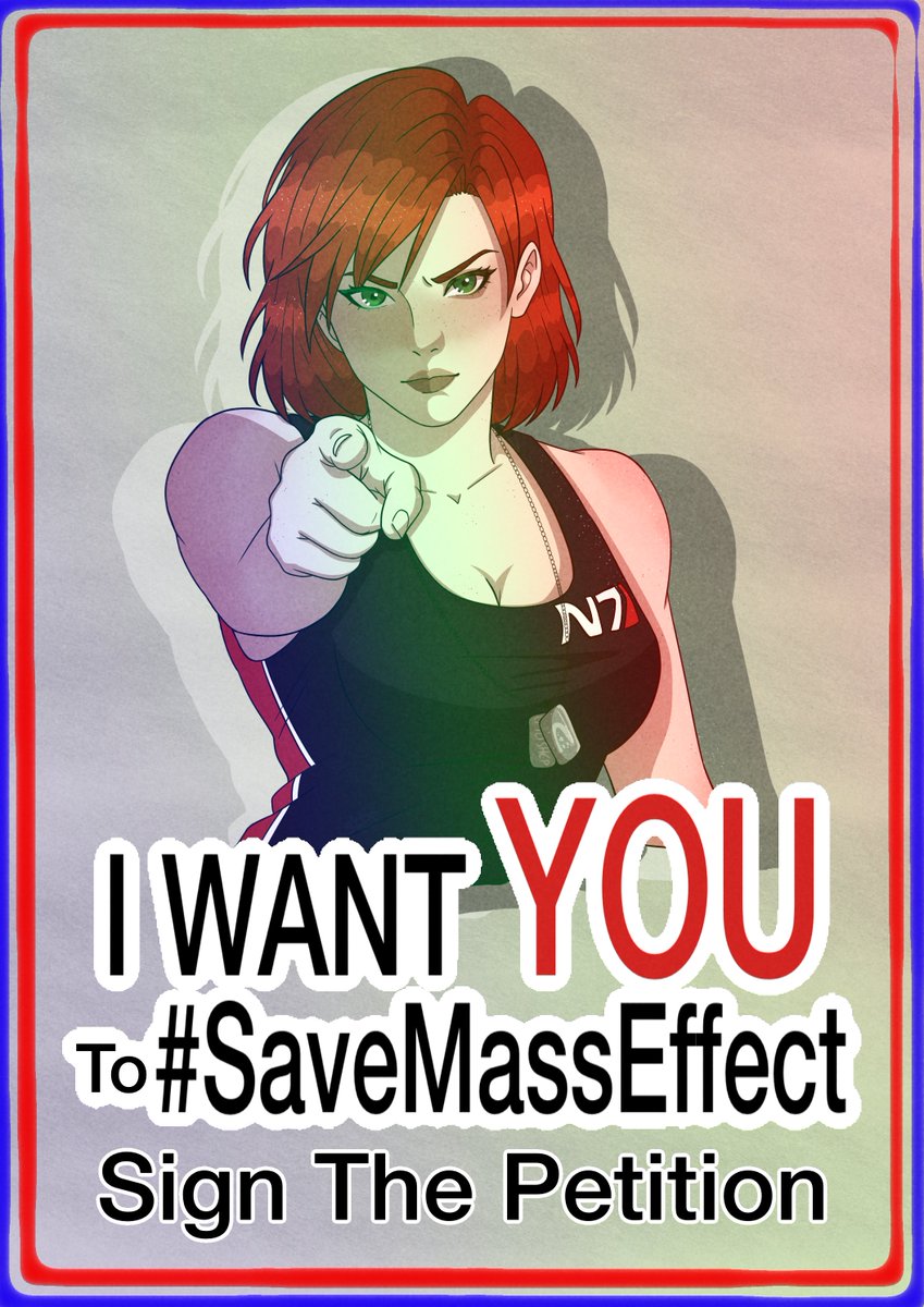 NoSoulArtist's tweet photo. #SaveMassEffect 

https://t.co/xfLdg6DNiZ

I made this art piece to do my part for the fight! Hope everyone likes it!
#Fanart #DigitalArt #MassEffect #BioWare https://t.co/ltauEybywB