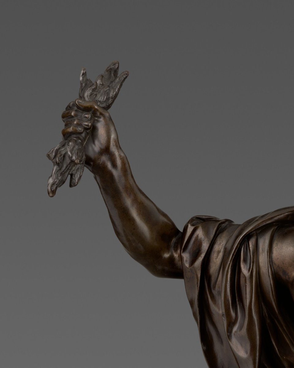 GettyMuseum's tweet photo. Can you guess this mythological figure?

Some clues: 
🔎King of the gods
🔎Armed with thunder and lightning bolts
🔎Often seen with an eagle https://t.co/vaebN2OGch