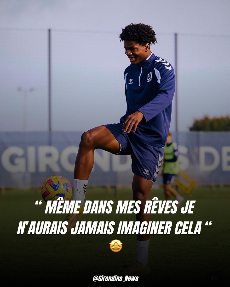 Girondins_News_'s tweet photo. ๐จ๐ณ๐ณ๐จ๐ต ๐ซ๐ฐ๐น๐จ๐ฎ๐ฉ๐ถ๐ผ SE CONFIE SUR LโAMBIANCE DU JOUR ! ๐คฏ
ยซย Jโai pas de mots pour ๐๐๐๐๐๐๐๐๐ cela, mรชme dans mes ๐๐ฬ๐๐๐ je nโaurais jamais imaginer jouer devant ๐๐๐๐๐๐ de personnes.ย ยป ๐คฉ
๐๏ธ via @scapfm33
#girondins | #FCGBSMF https://t.co/OyASLj2f6P