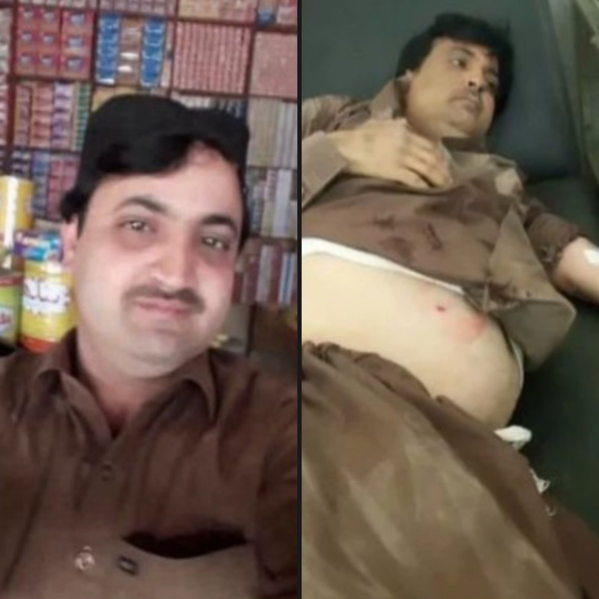 Ahmedpak378456's tweet photo. Basant Kumar an Hindu business man was shot dead by unidentified armed men on chakar road in sibi balochistan Pakistan.

Hindus are not safe in Pakistan. https://t.co/xftSgAWZop