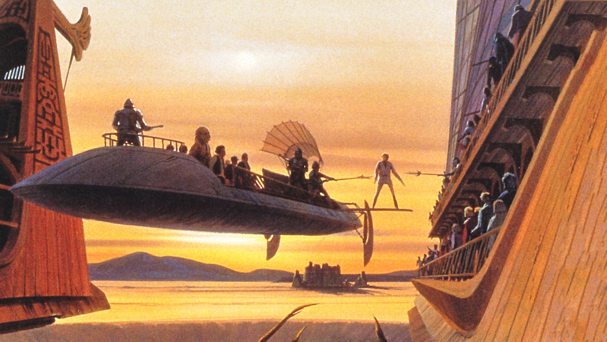 Buchana1A's tweet photo. Return of the Jedi: artwork by Ralph McQuarrie https://t.co/8KDGsAugJv
