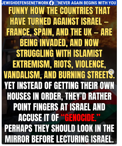 RockyMtMama1's tweet photo. From the Jewish Defense Network https://t.co/WiJNbel3tQ