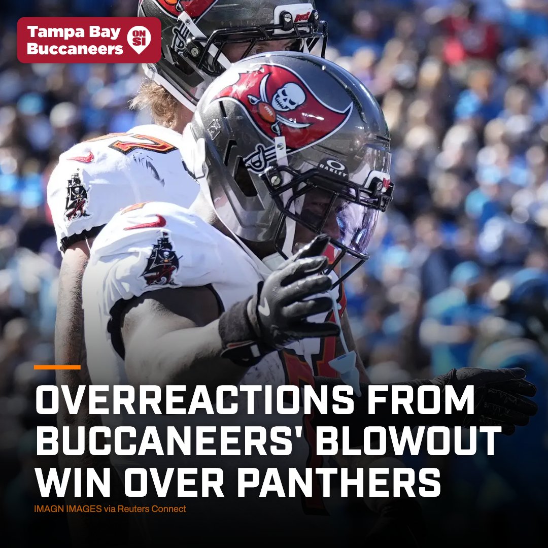 BucsGameday's tweet photo. Don't overreact — but after a 30-point win, how could we not?

https://t.co/4H08L76O9N https://t.co/czdTXQCriF