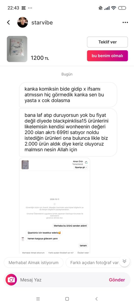minaallyyq's tweet photo. Şöyleki bu şahsiyetin ifsasini paylaşmıştım ve bugün yazdı ve gardropsta beğendiğim ürün o ww albümü alan kişinin sattığı urunmus usenmeden benim hesabımı engellini kaldırıp bana hesap soruyo yerim ya beni çok özlemiş 🥹 benide ifsalak için hesamimi staklamasi+
@collectorifsa https://t.co/jLKOQBjahE