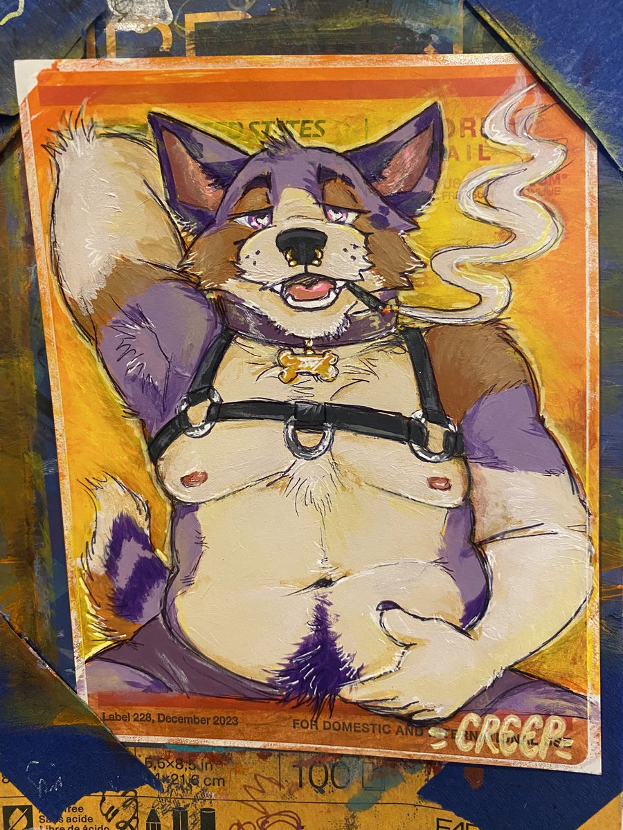 CreepnCat's tweet photo. Donation postal Slap 🎨🖌️ https://t.co/PCbqLU6hu8