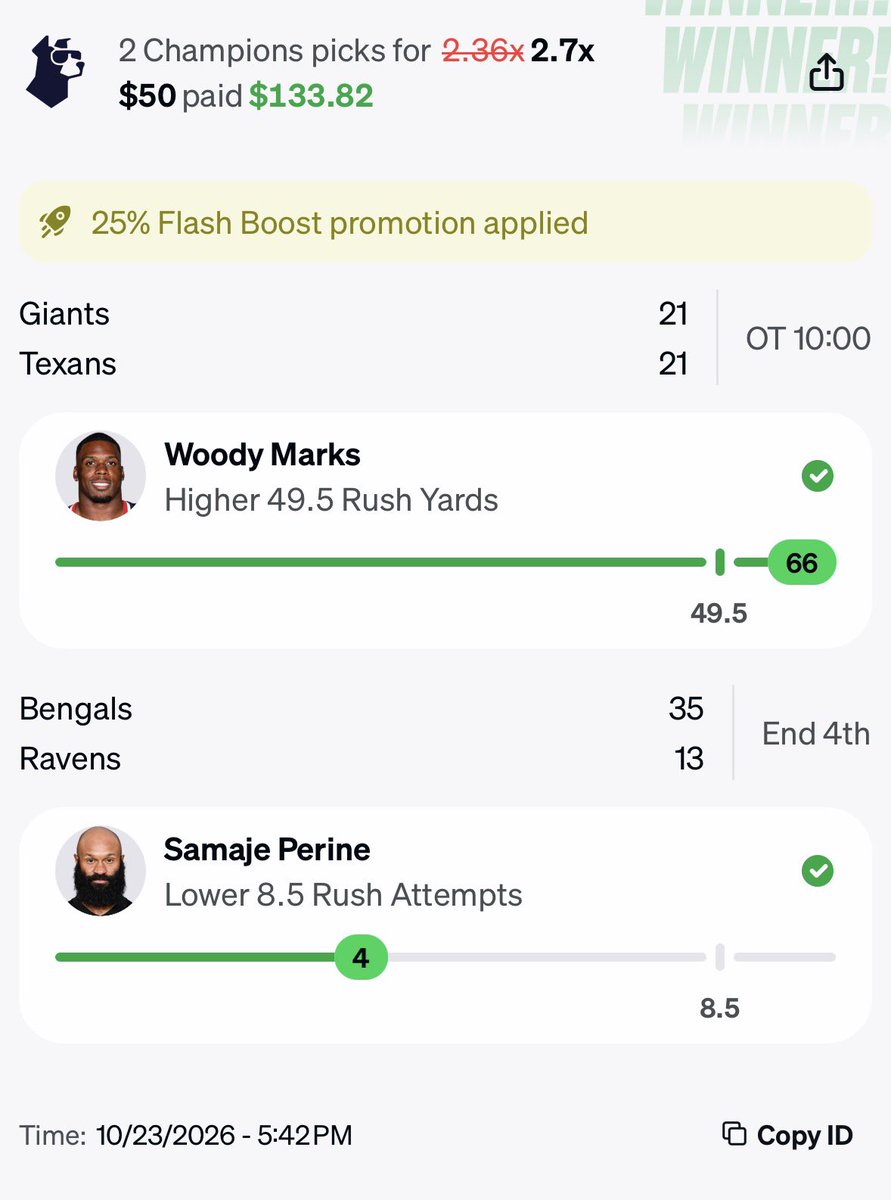 SwiftYouTube_'s tweet photo. BANG $133 W! We. Want. More. 

Code “SWIFT” gives $100 in instant bonus funds and my Madden ebook: #UDPartner
https://t.co/HXrX7NE5wa https://t.co/Y4GVrpK5dq