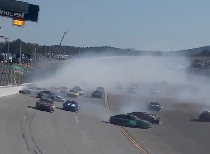 nascarcasm's tweet photo. The Philadelphia Eagles medical staff has informed all cars involved that they should be fine and head back out on on track https://t.co/M5dGOxhzm9