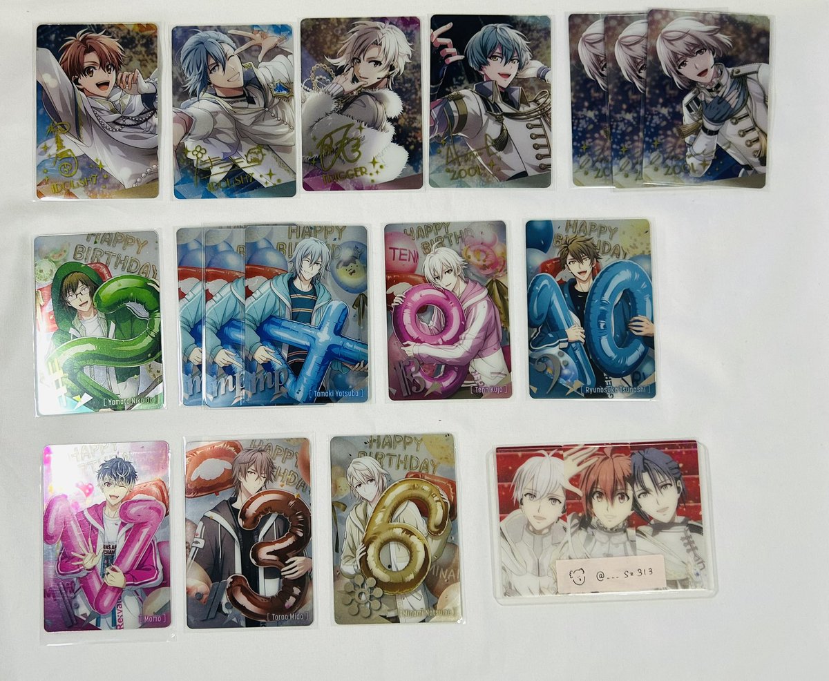 ___sz313's tweet photo. 【交換】 アイナナ メタカ メタルカード

譲) 画像

求) ラビミニ壮五＞他 壮五、一織、陸

初回リトリン必読 手渡し、郵送
ビヨピリ↔ラビミニ◎天はラビミニ壮五との交換のみ。お気軽にご連絡下さい。 https://t.co/h38BJx1ifi