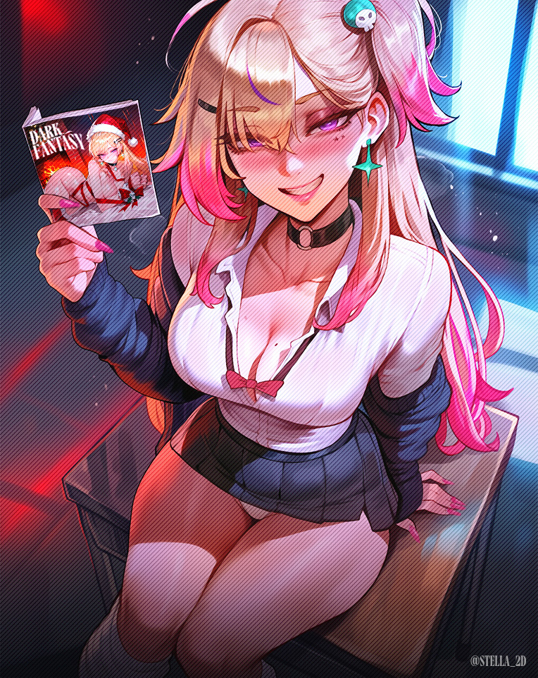 STELLA_2D's tweet photo. Ara ara, look what the model student was hiding…

One word and you’re expelled for that “illegal” material 😇

You know exactly where to start

On your kneels and say “Sorry Queen Stella”
Open your WALLET — every bit of your allowance belongs to me

Worthless hentai addict 💕 https://t.co/lmtzpBH4rn