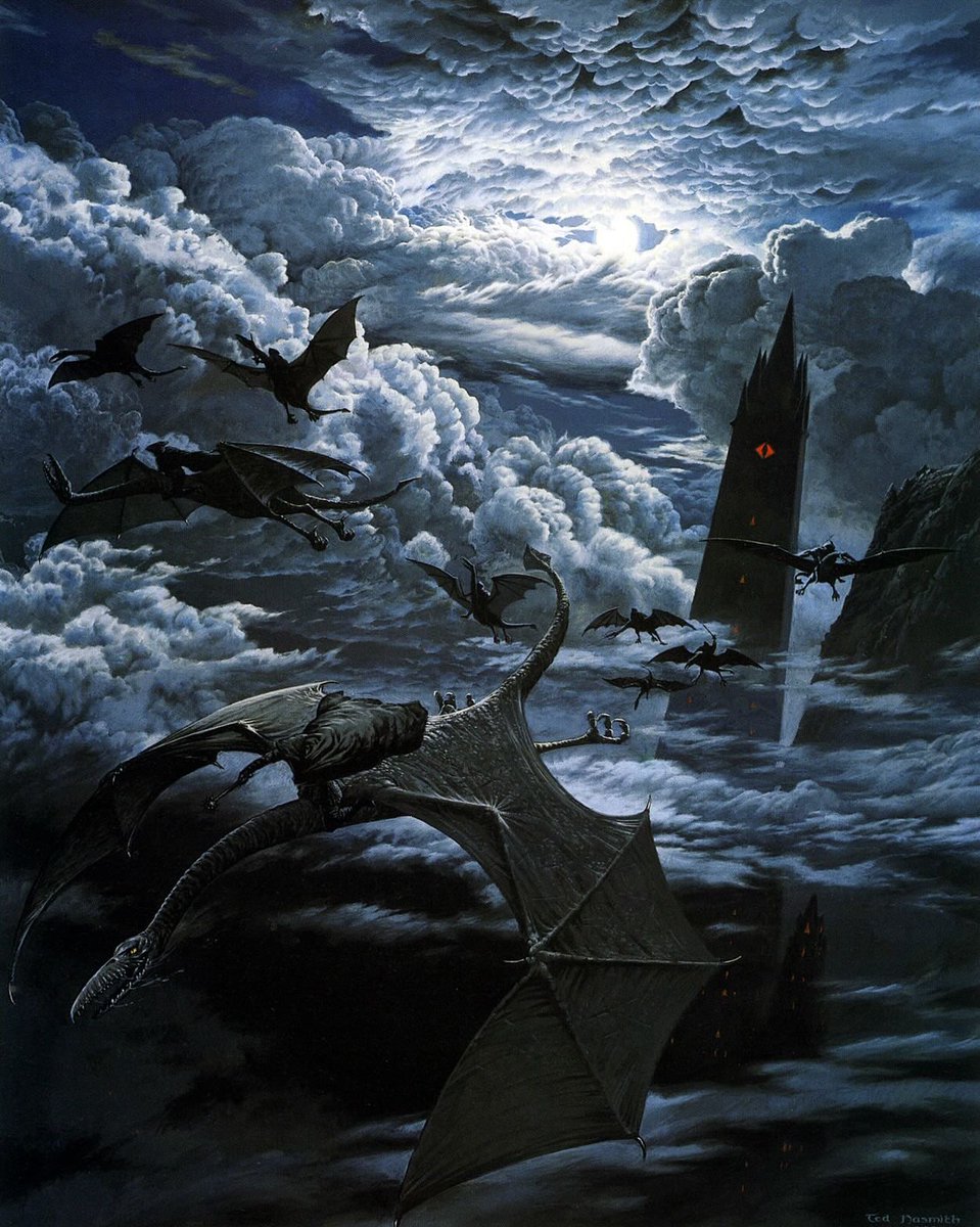 HeavyMetalInk's tweet photo. J.R.R. Tolkien’s Middle-earth art by the canadian illustrator Ted Nasmith 🧙🏻‍♂️ https://t.co/7y2cZgbagX