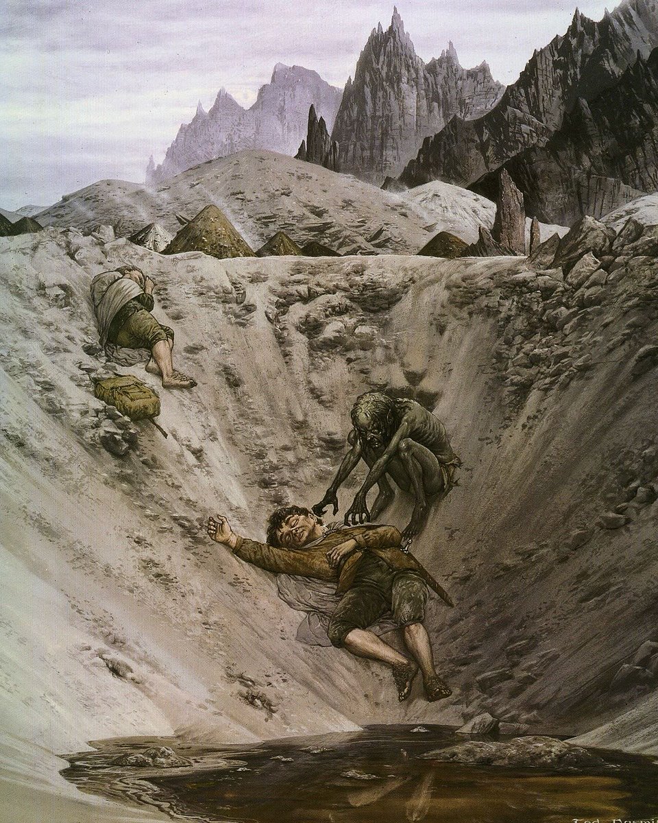 HeavyMetalInk's tweet photo. J.R.R. Tolkien’s Middle-earth art by the canadian illustrator Ted Nasmith 🧙🏻‍♂️ https://t.co/7y2cZgbagX