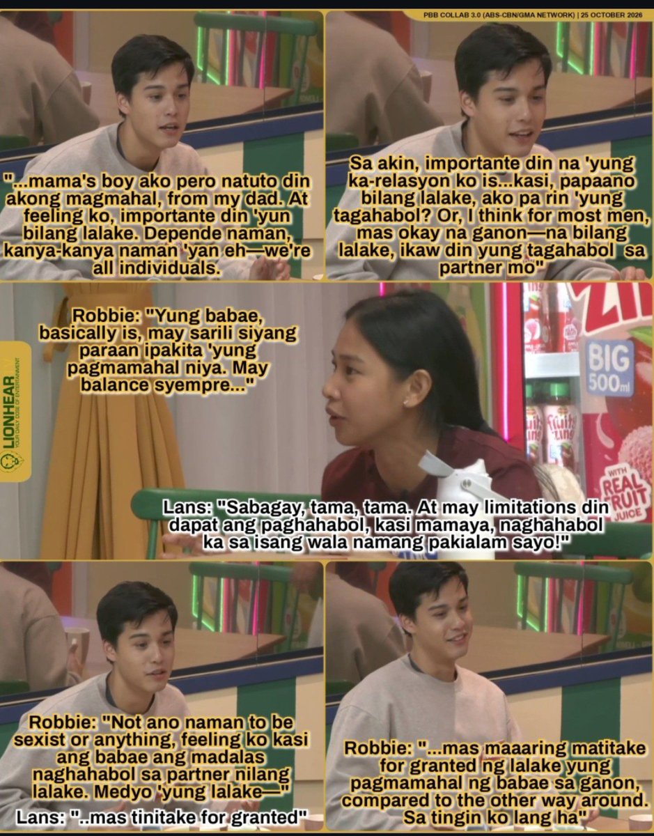 ghreyys's tweet photo. sa tingin ko si robbie ung kapag kausap mo, sobrang mggng seryoso at maggng malalim usapan nyo https://t.co/yfBwiVVQJY