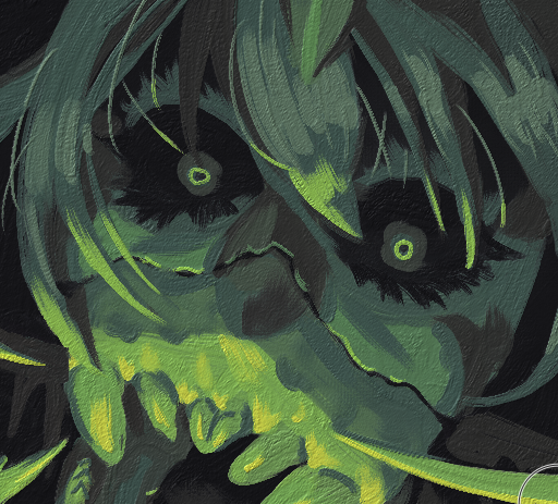 Bubblesuspi's tweet photo. Some zooms because i love the paint texure. 

#JunipArt https://t.co/uzu93DMK0f